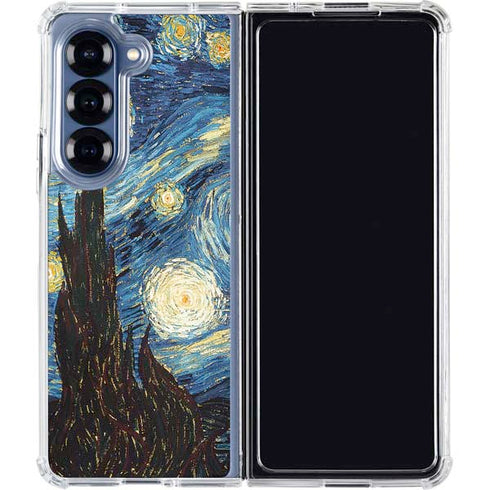 Van Gogh - The Starry Night by Van Gogh Galaxy Z Fold6 Clear Case